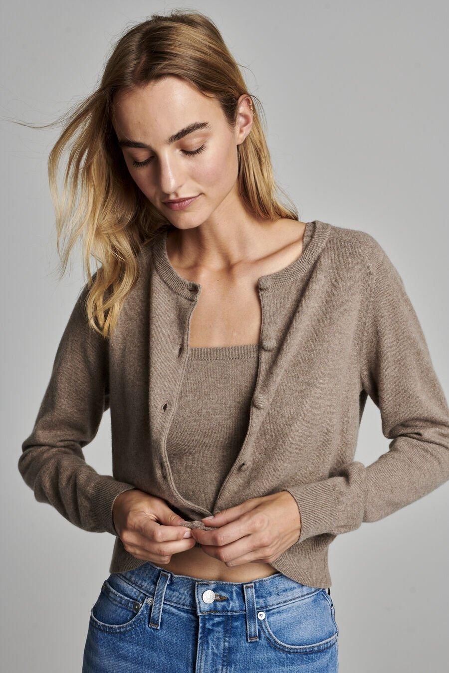 Repeat Cashmere Cashmere Vest Met Ronde Hals