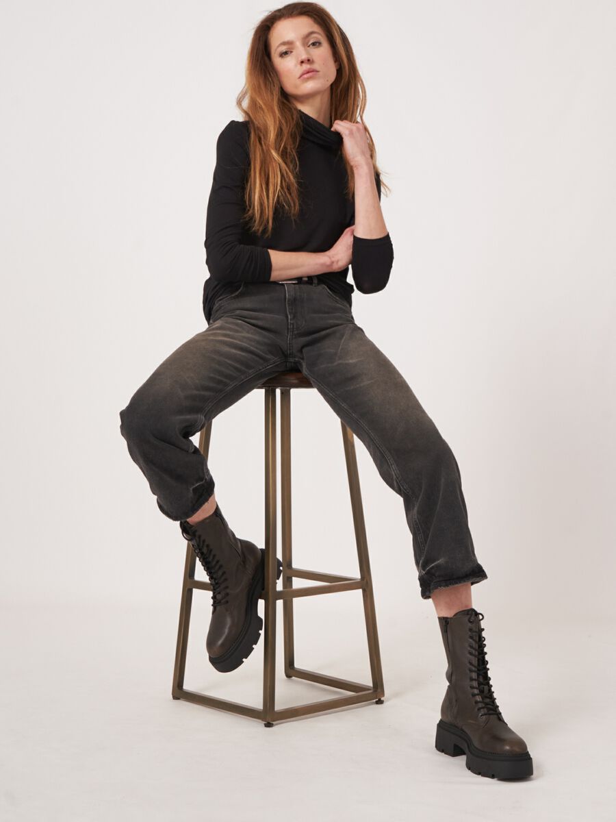 repeat cashmere Coltrui van elastische jersey