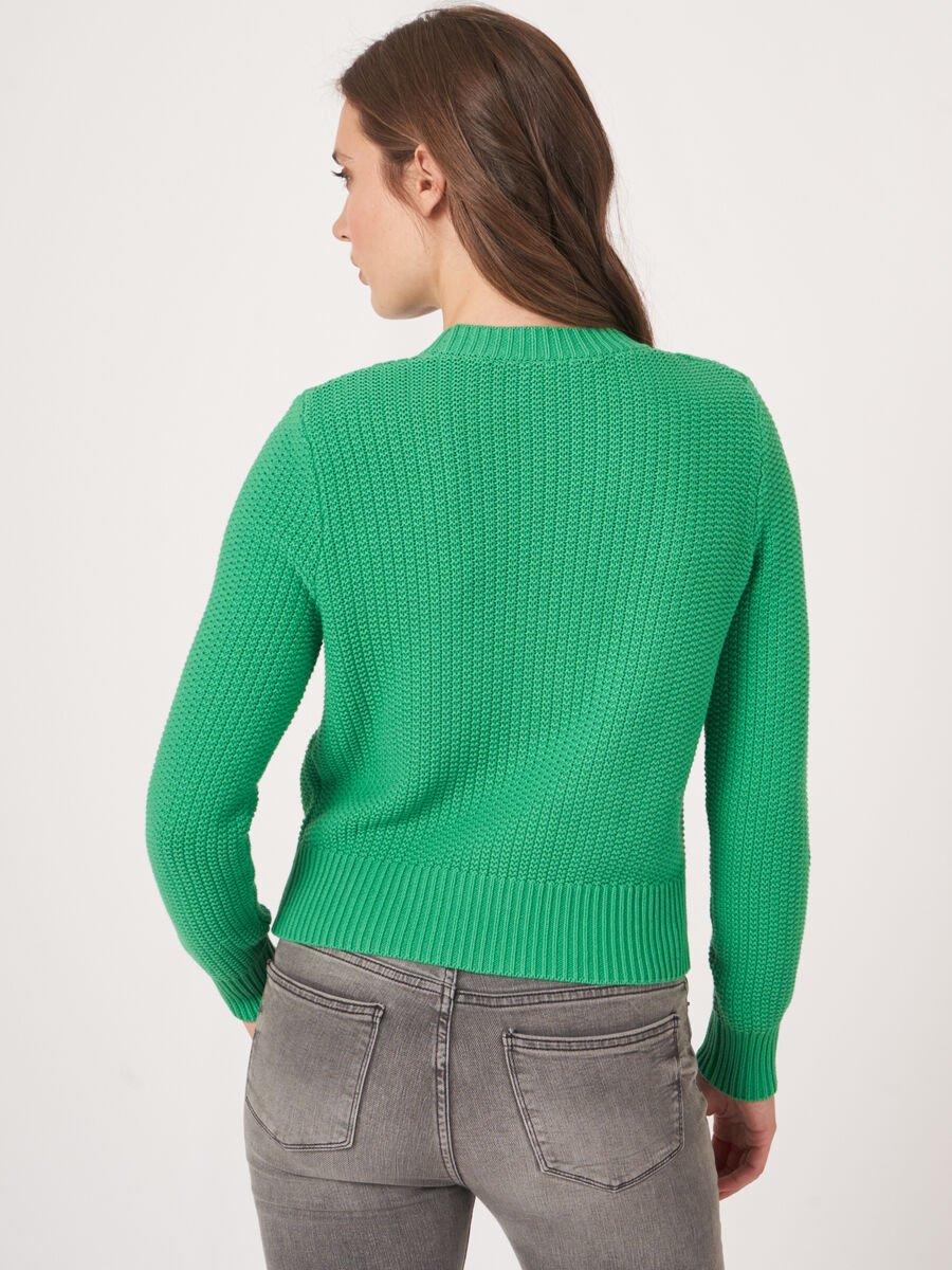 Repeat Cashmere Gebreid Vest In Zuiver Katoen