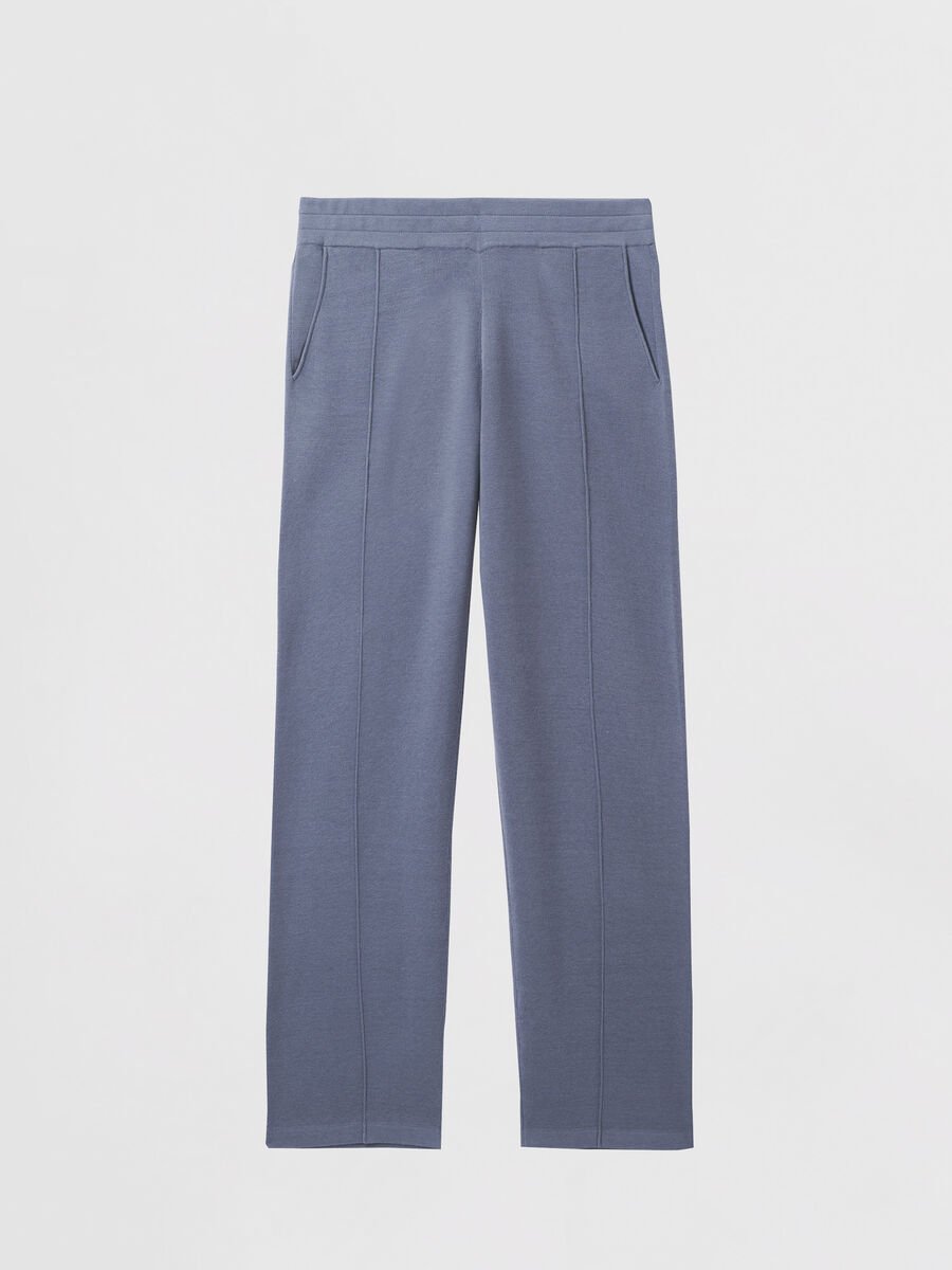 Repeat Cashmere Gebreide Loungebroek Van Katoenmix