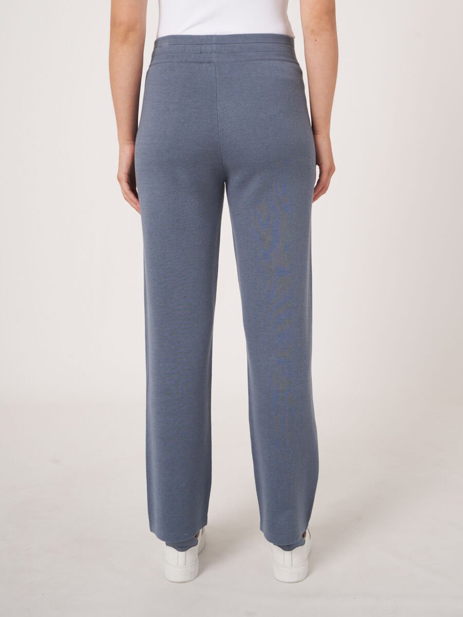 Repeat Cashmere Gebreide Loungebroek Van Katoenmix