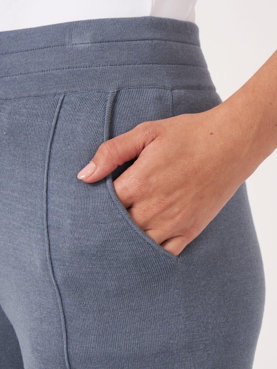 Repeat Cashmere Gebreide Loungebroek Van Katoenmix