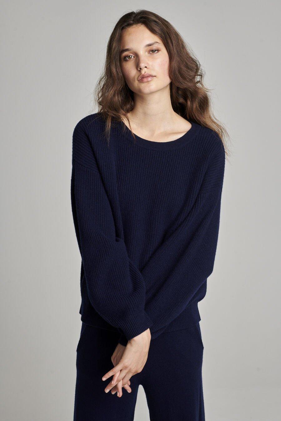 Repeat Cashmere Grof Gebreide Cashmere Trui