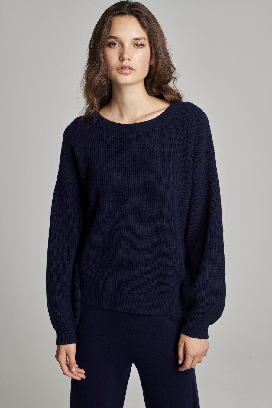 repeat cashmere Grof gebreide cashmere trui