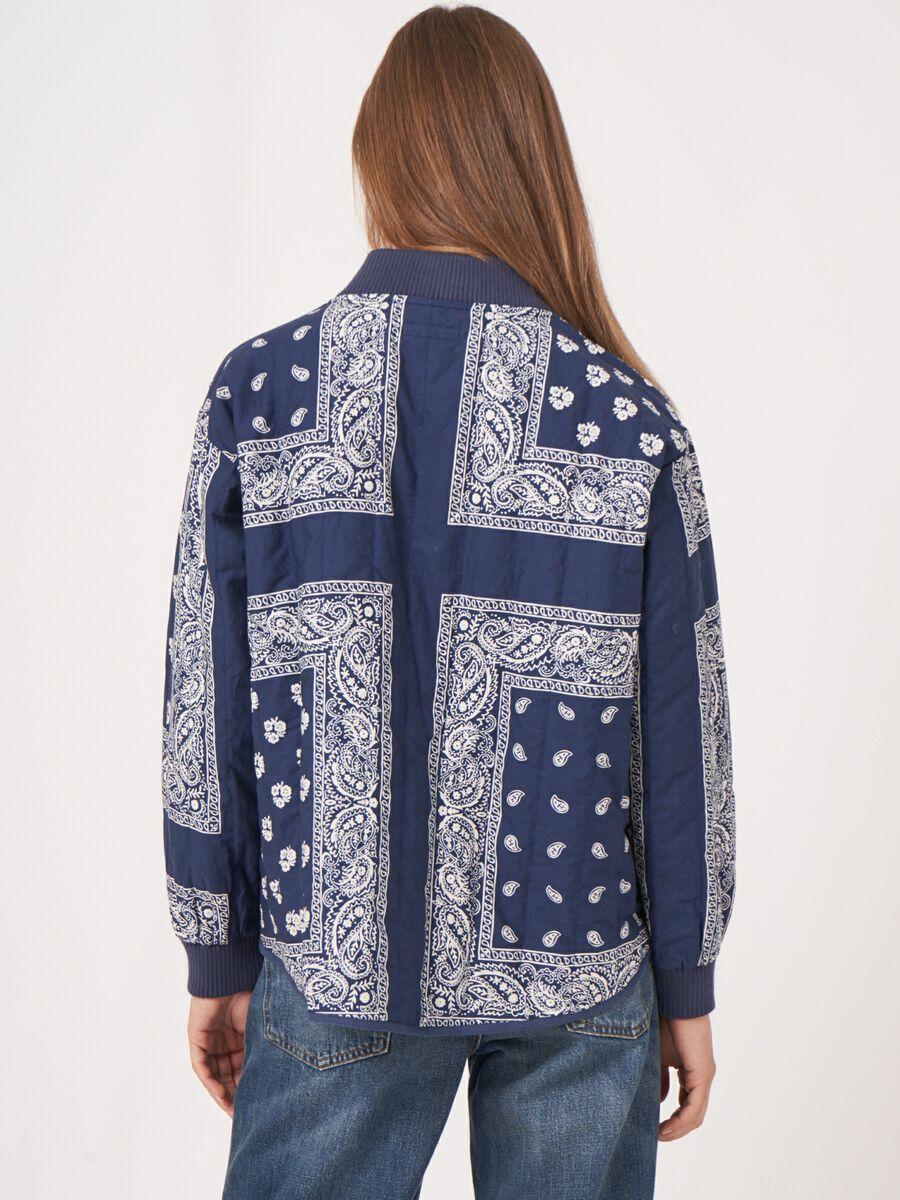 Repeat Cashmere Jasje Met Bandana Print