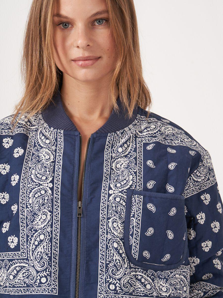 Repeat Cashmere Jasje Met Bandana Print