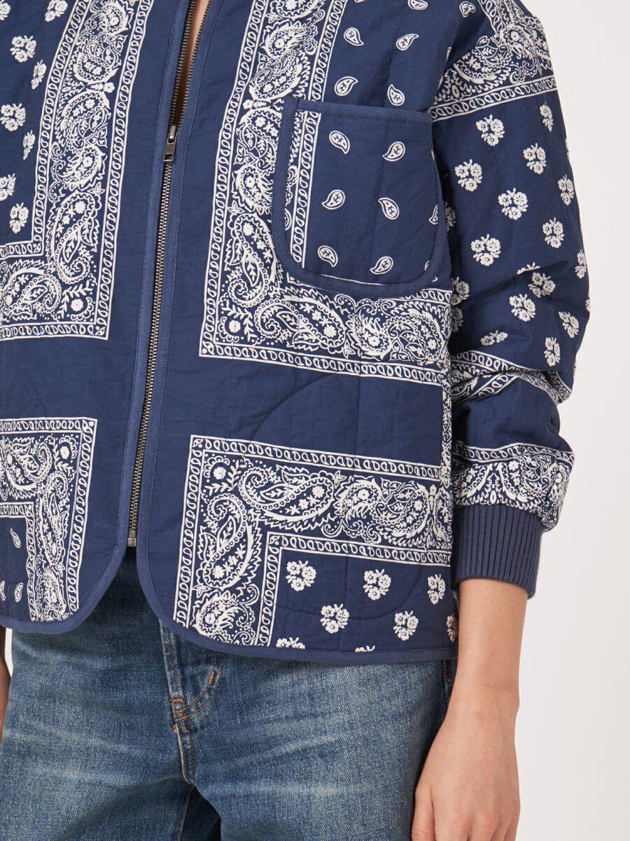 Repeat Cashmere Jasje Met Bandana Print