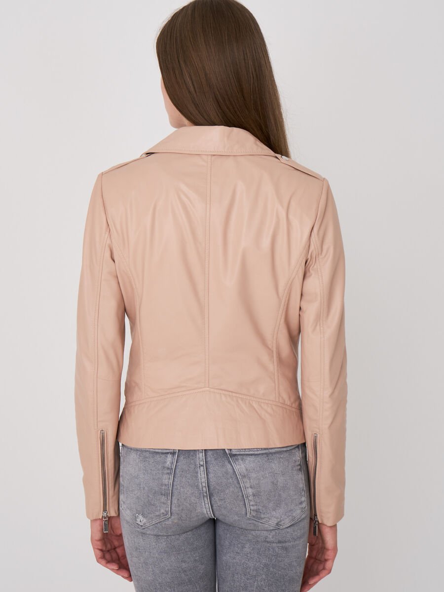 Repeat Cashmere Leren Bikerjas