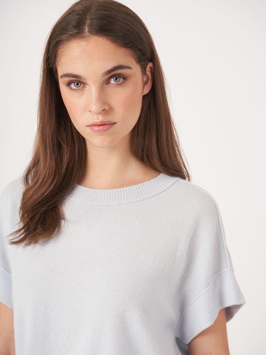 Repeat Cashmere Lichte Cashmere Poncho-trui