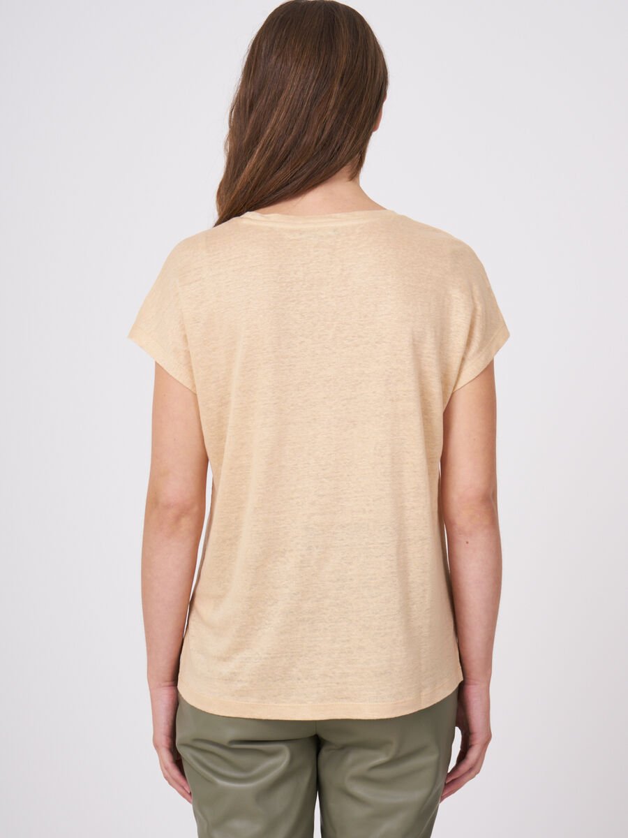 Repeat Cashmere Linnen Mouwloos Topje