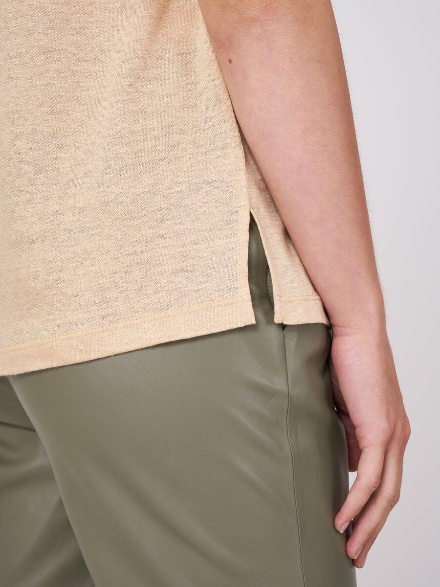 Repeat Cashmere Linnen Mouwloos Topje