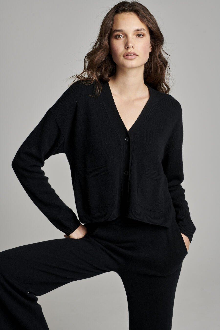 Repeat Cashmere Loose Fit Cashmere Vest Met Knopen