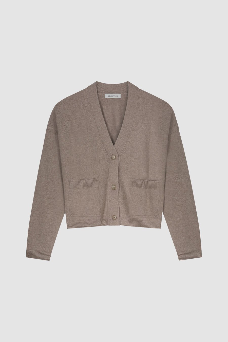 Repeat Cashmere Loose Fit Cashmere Vest Met Knopen