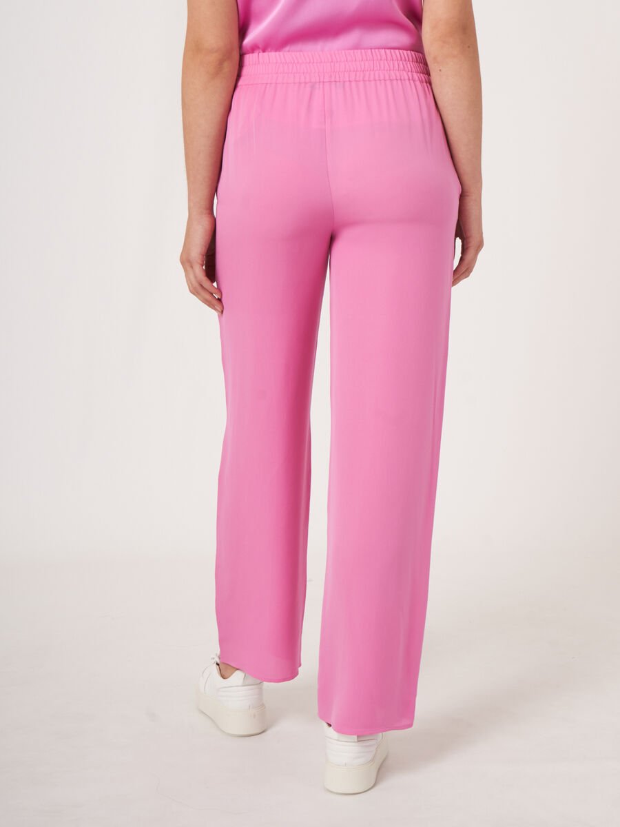 Repeat Cashmere Losse Zijden Broek