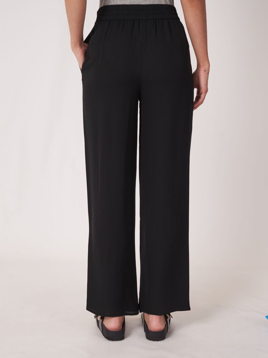 Repeat Cashmere Losse Zijden Broek