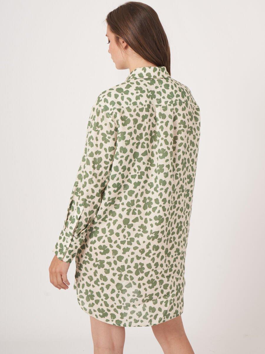 Repeat Cashmere Overhemdjurk Met Bloemenprint
