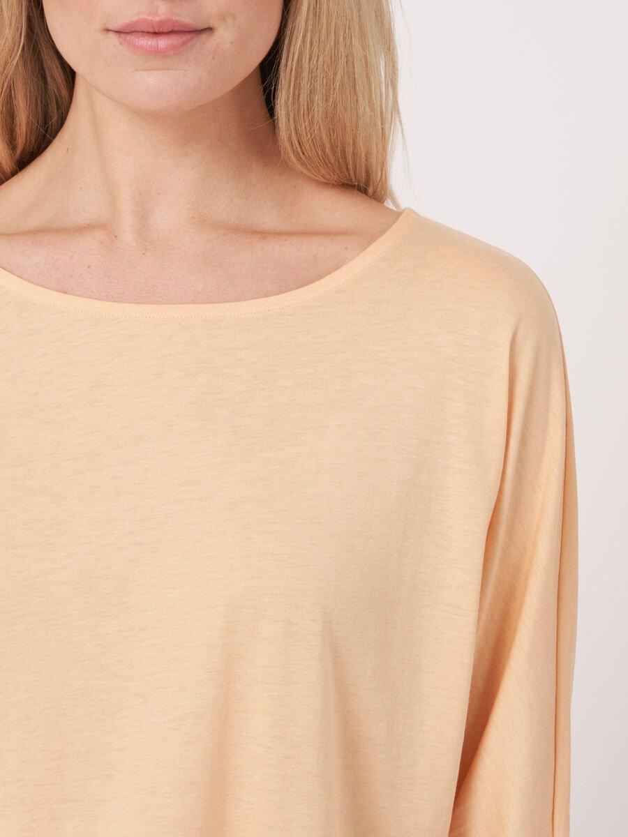 Repeat Cashmere Top Met 3/4 Vleermuismouwen