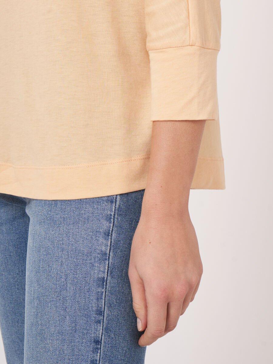 Repeat Cashmere Top Met 3/4 Vleermuismouwen