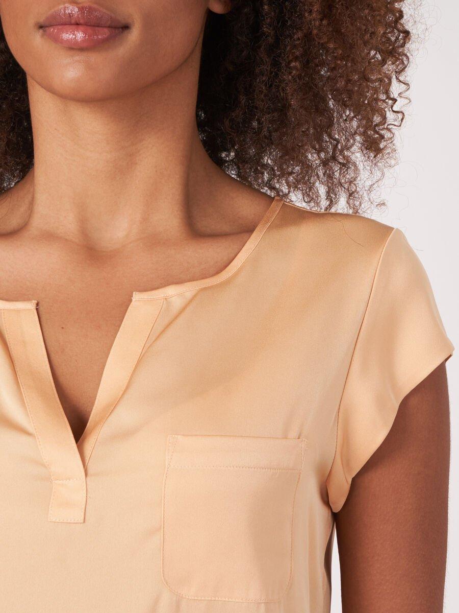 Repeat Cashmere Top Met Borstzak