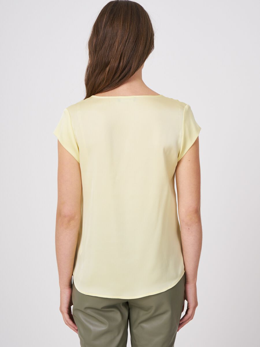 Repeat Cashmere Top Met Borstzak