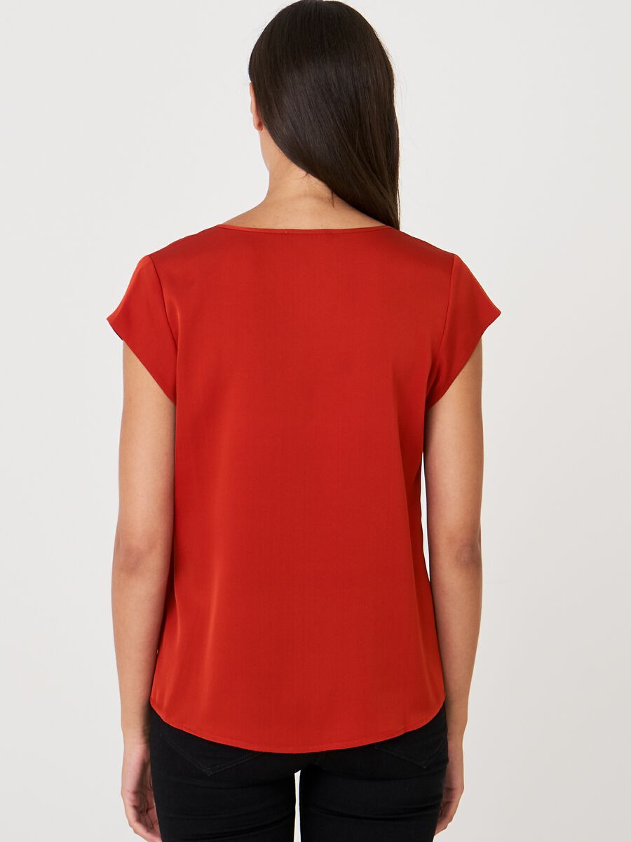 Repeat Cashmere Top Met Borstzakje