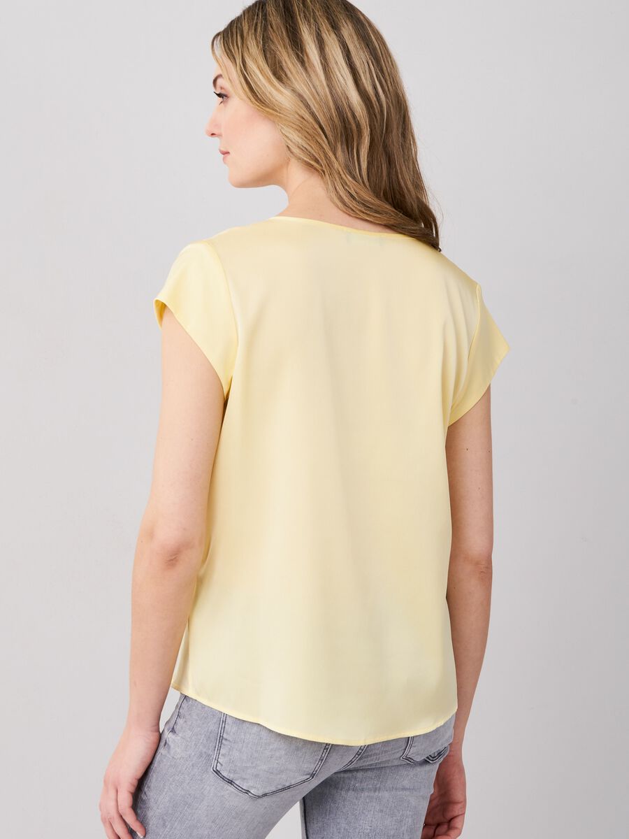 Repeat Cashmere Top Met Borstzakje