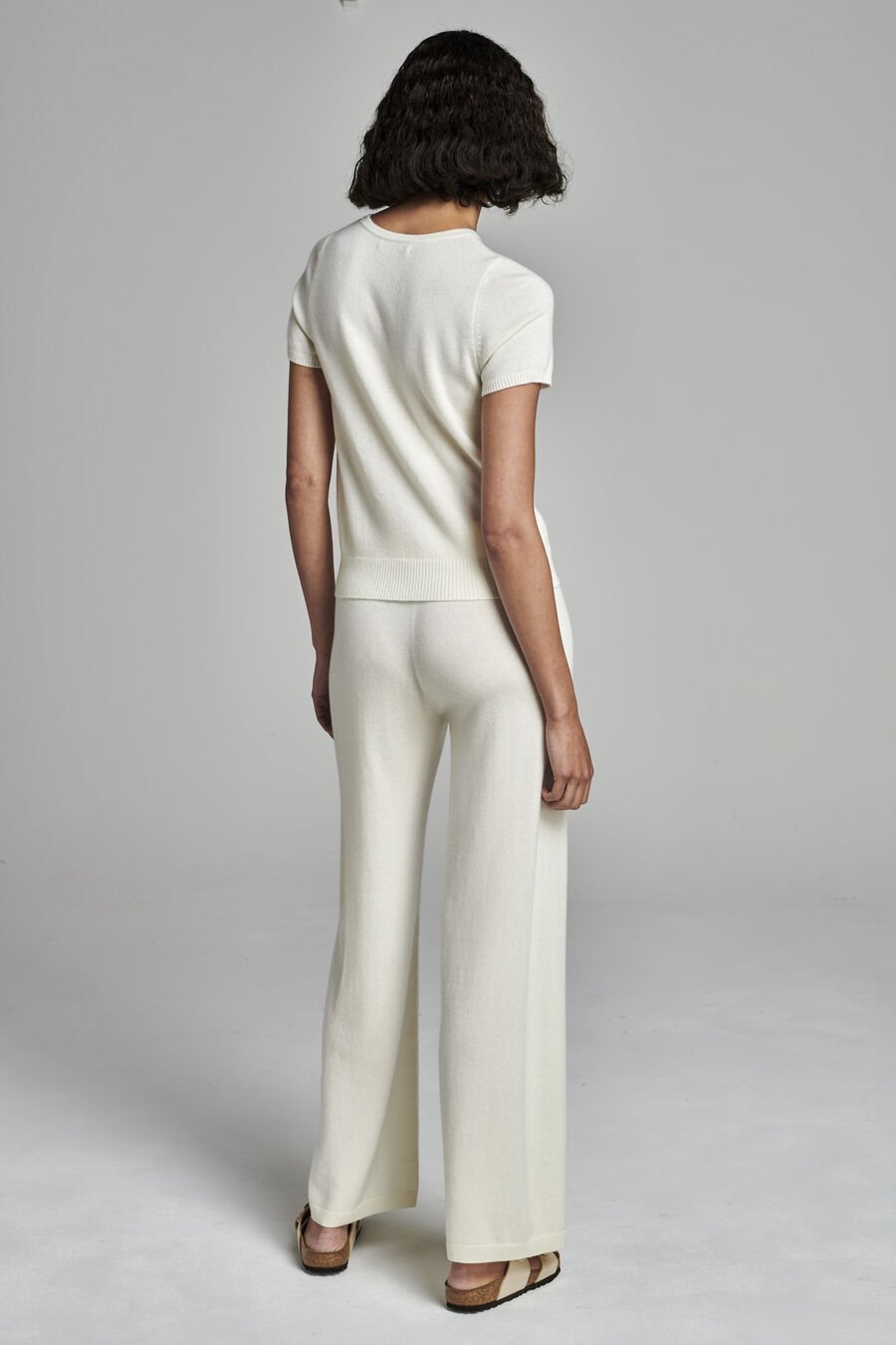 Repeat Cashmere Wijde Cashmere Broek