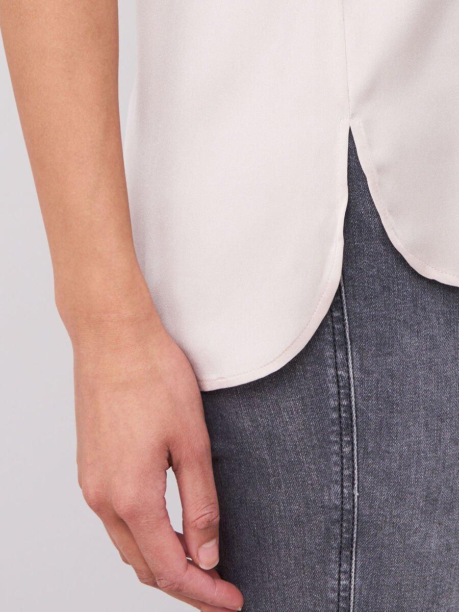 Repeat Cashmere Zijden Top Met Ronde Hals