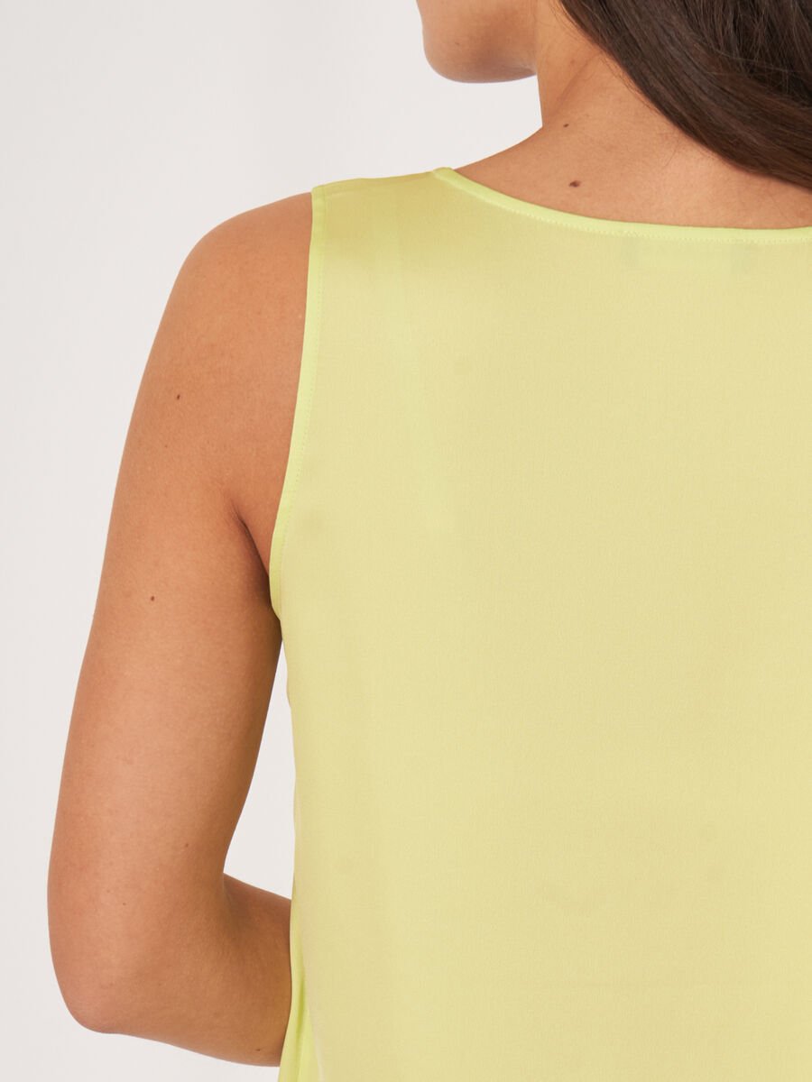 Repeat Cashmere Zijden Top Met Ronde Hals