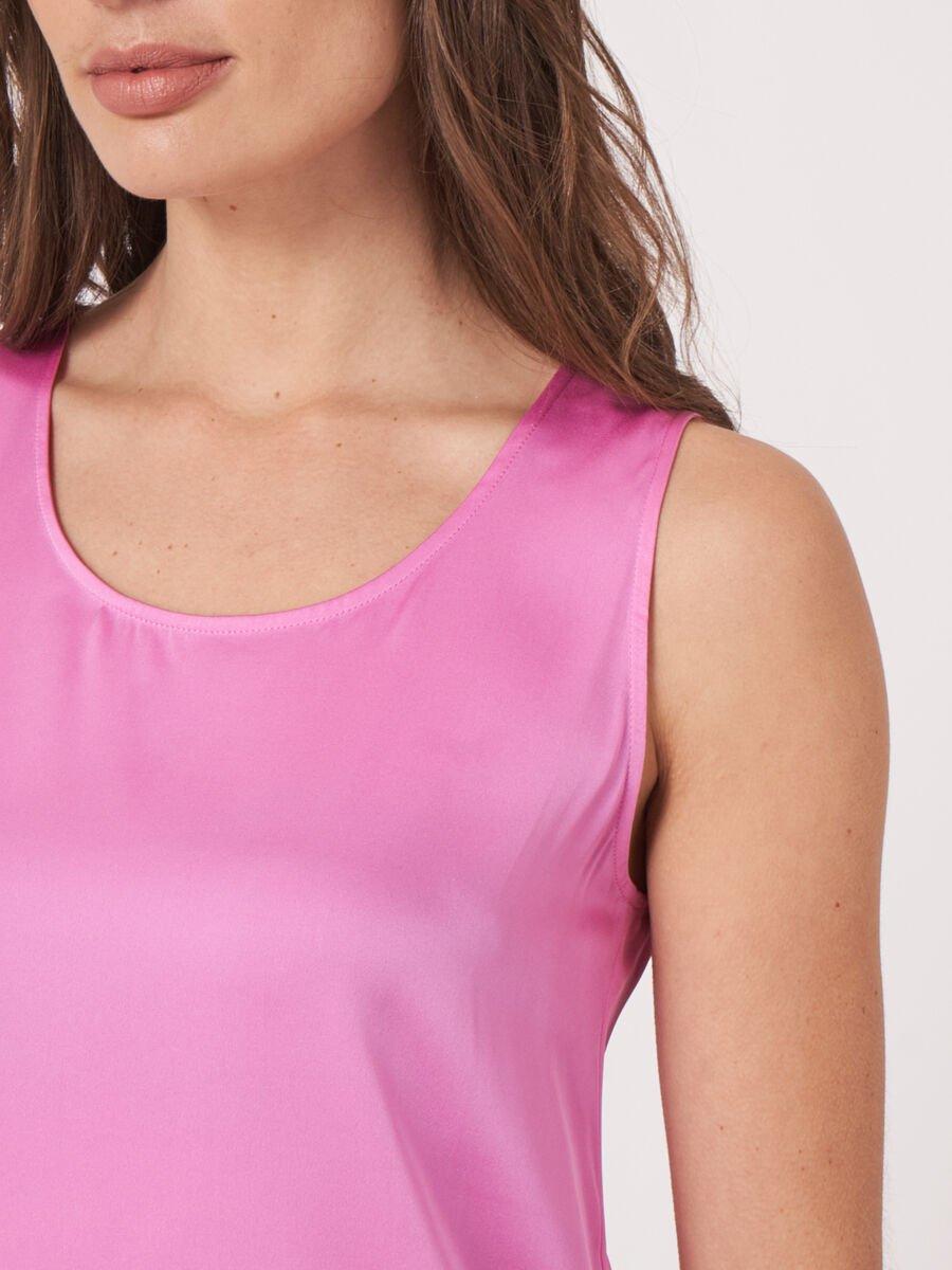 Repeat Cashmere Zijden Top Met Ronde Hals