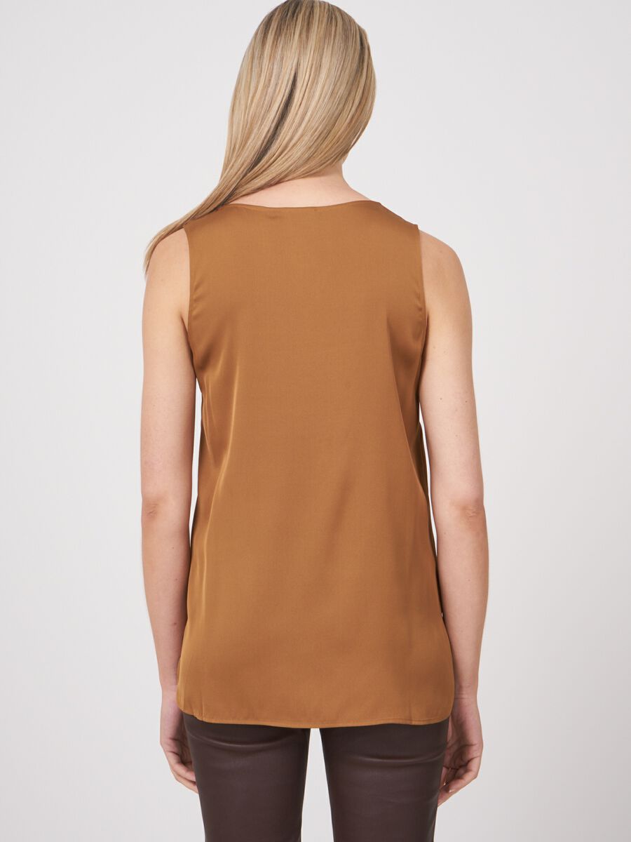 Repeat Cashmere Zijden Top Met Ronde Hals