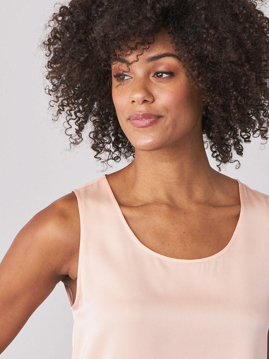 Repeat Cashmere Zijden Top Met Ronde Hals