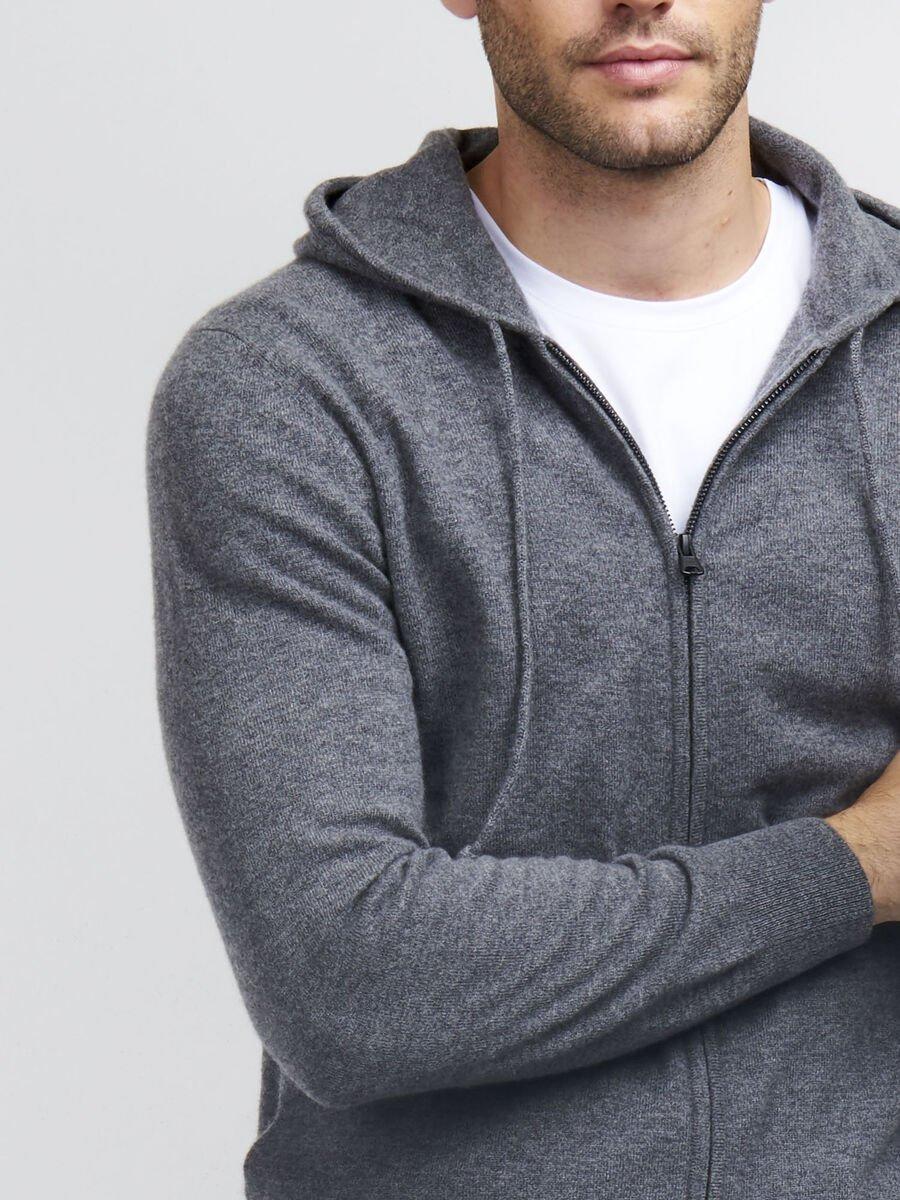 Repeat Cashmere Zip-hoodie Van Cashmere