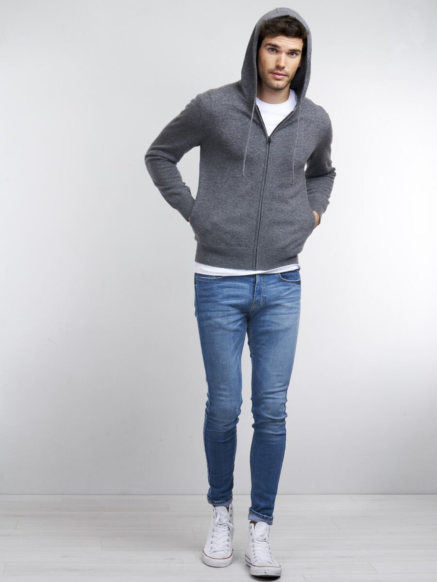 Repeat Cashmere Zip-hoodie Van Cashmere