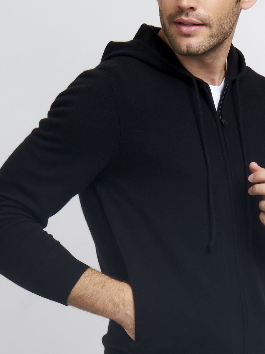 Repeat Cashmere Zip-hoodie Van Cashmere