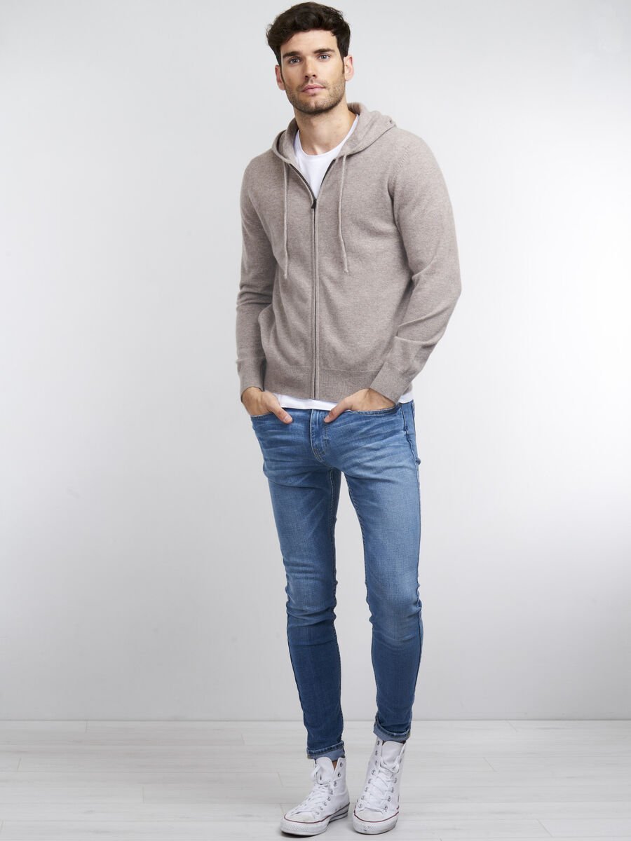 Repeat Cashmere Zip-hoodie Van Cashmere