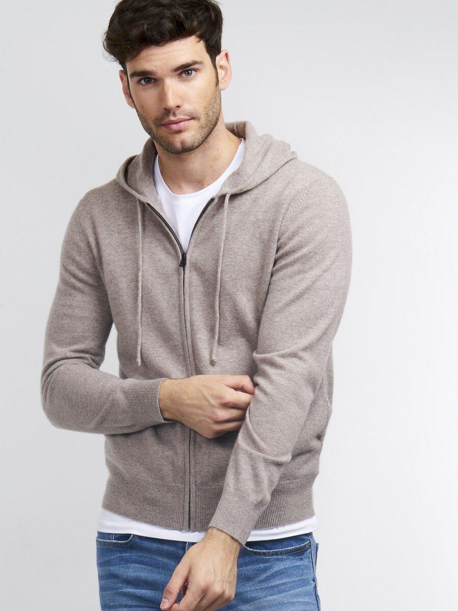 repeat cashmere Zip-hoodie van cashmere