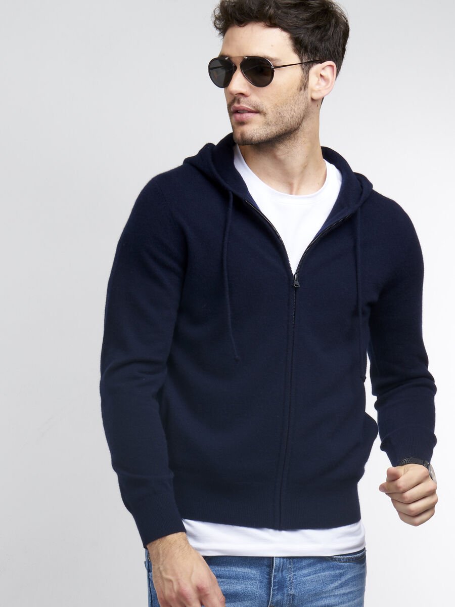 repeat cashmere Zip-hoodie van cashmere