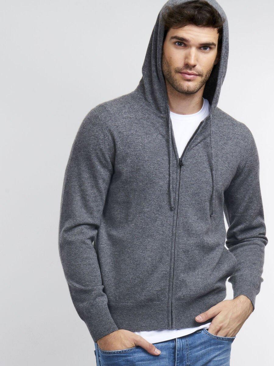 repeat cashmere Zip-hoodie van cashmere