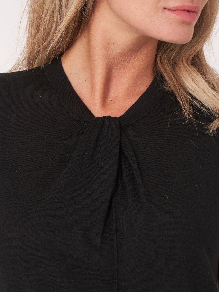 Repeat Cashmere Super Fijngebreide Top Van Cashmere-katoenmix