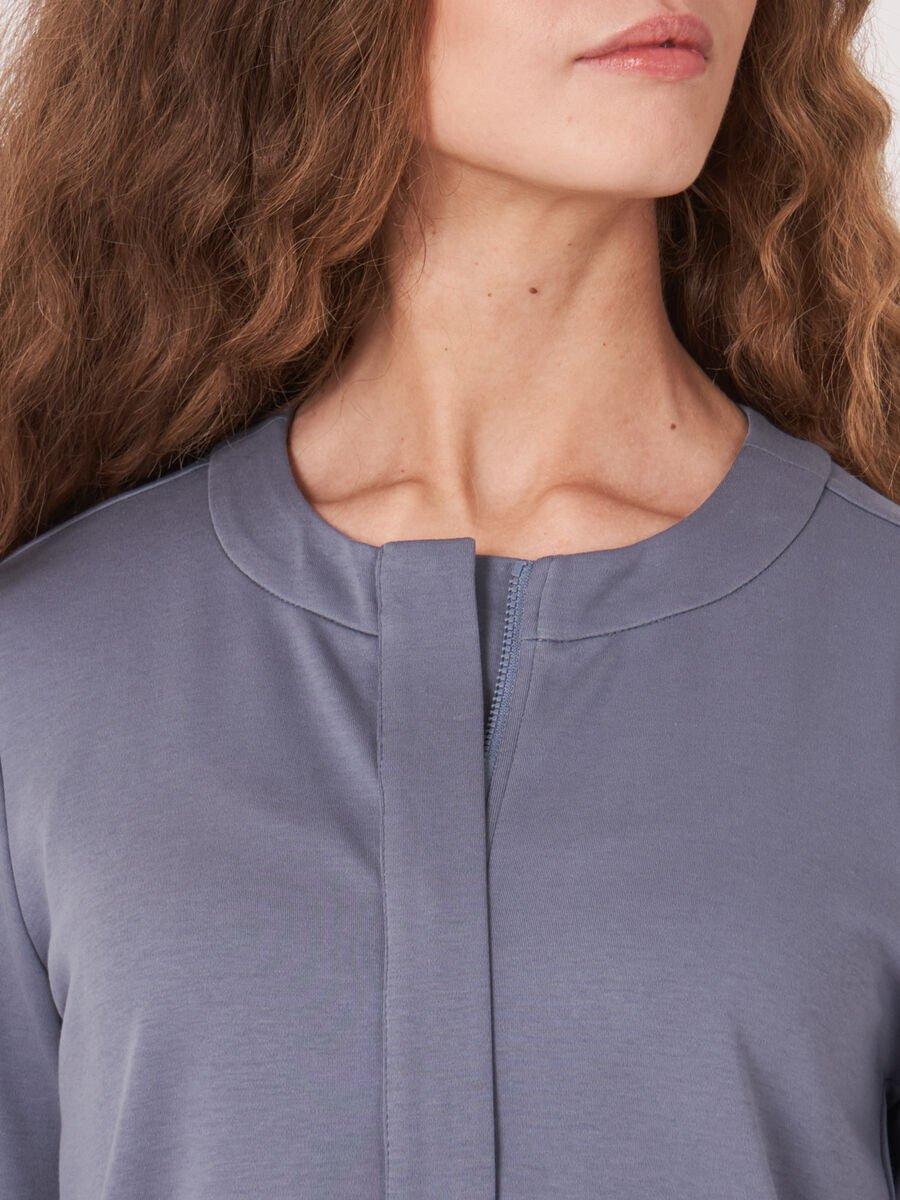 Repeat Cashmere Sweatshirt-vest Met Blinde Knoopsluiting