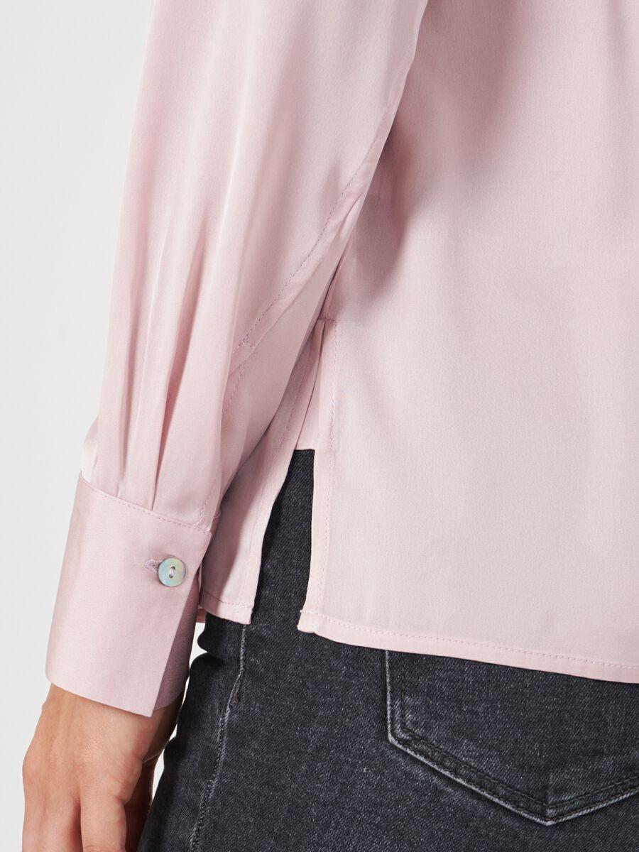 Repeat Cashmere Zijden Overhemd Met Borstzak En Zijsplitten