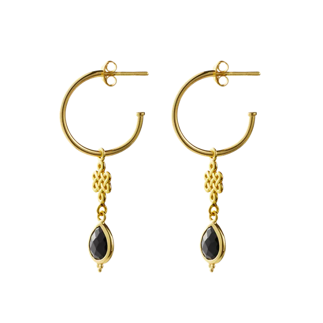 rituals Infinity Hoops Pendant Earrings