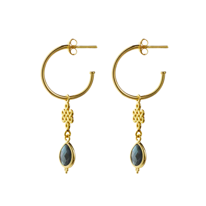 rituals Infinity Hoops Pendant Earrings