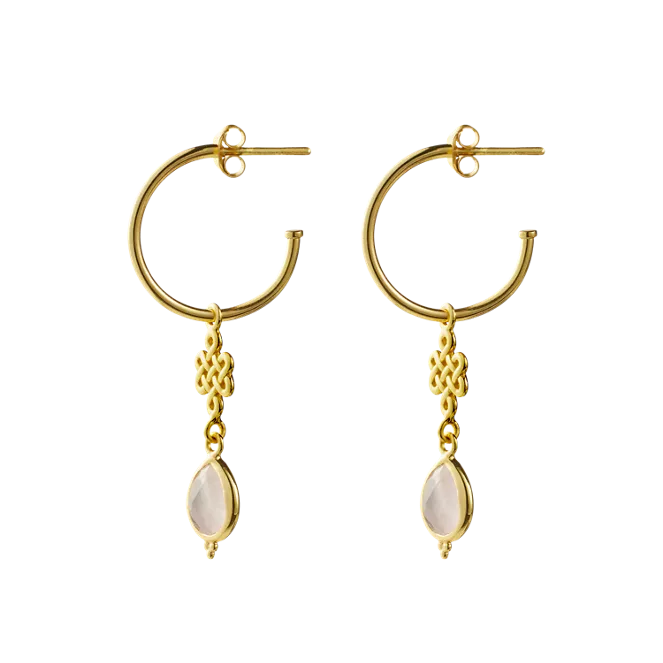 rituals Infinity Hoops Pendant Earrings