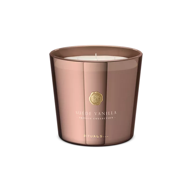 rituals Large Suede Vanilla Scented Candle