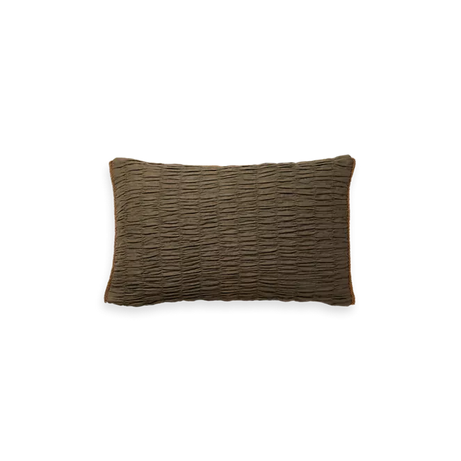 rituals Smocked Green Cushion