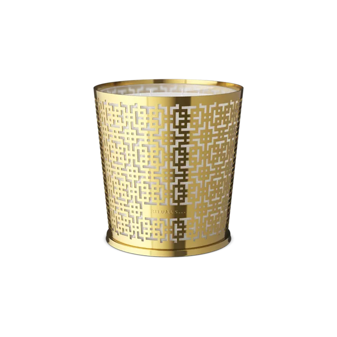 rituals XL Black Oudh Scented Candle With Metal Sleeve