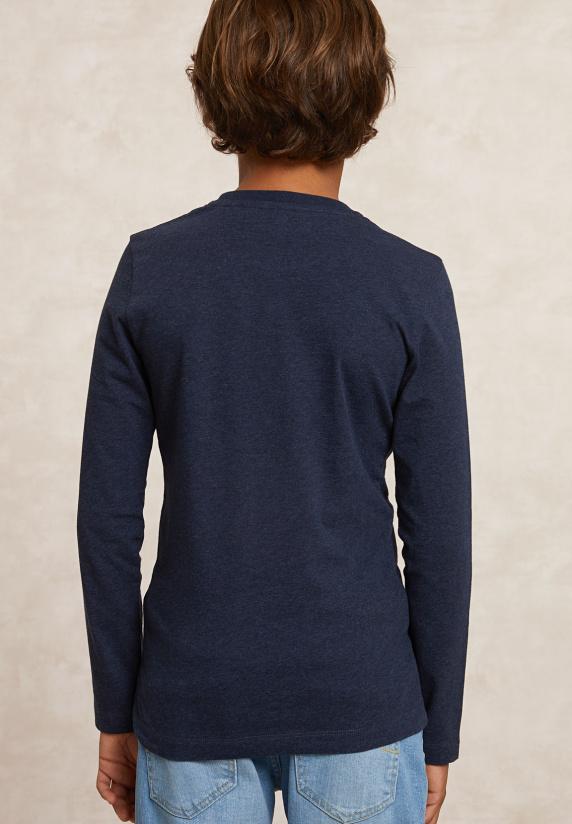 River Woods Basic Fantasie T-shirt Lange Mouwen Moonlight Mix