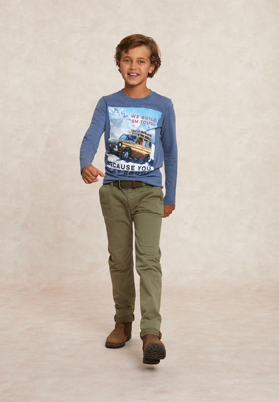 River Woods Basic Fantasie T-shirt Lange Mouwen Night Sky Mix